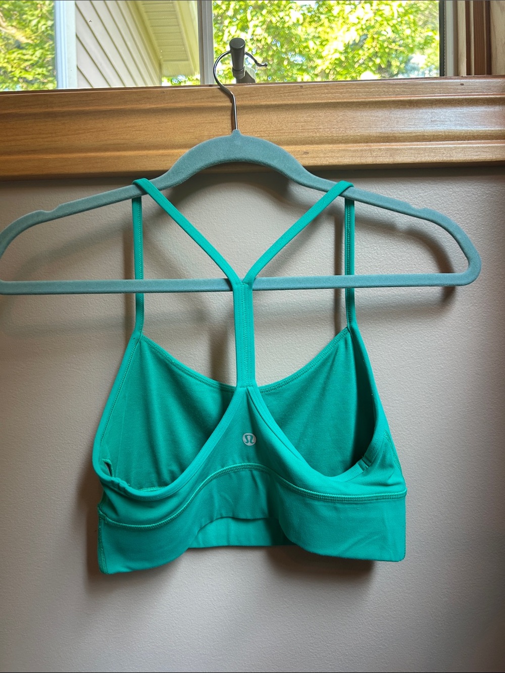 Lululemon Flow Y Nulu Longline Bra - Kelly Green - Picture 4 of 4